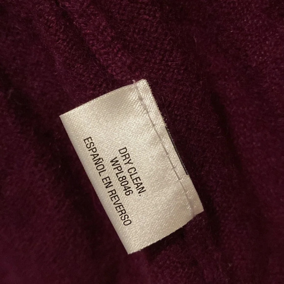 Cashmere Charter Club - luxury - size small - open purple cardigan - - Picture 3 of 6